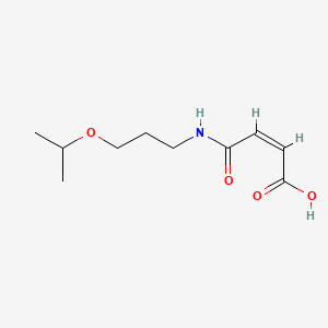 molecular formula C10H17NO4 B12217999 Maleamic acid, N-(3-isopropoxypropyl)- CAS No. 73747-58-7