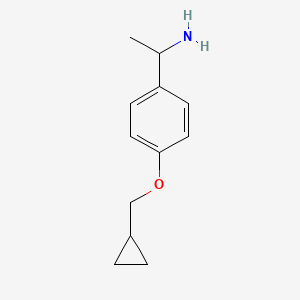 Benzenemethanamine, 4-(cyclopropylmethoxy)-alpha-methyl-