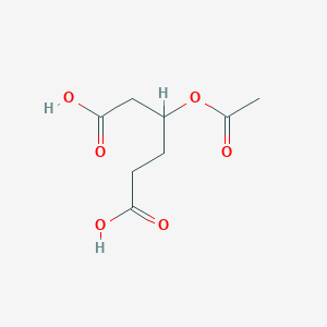 3-(Acetyloxy)hexanedioic acid