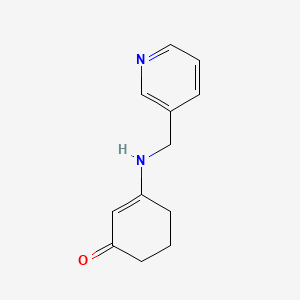 3-[(Pyridin-3-ylmethyl)amino]cyclohex-2-en-1-one