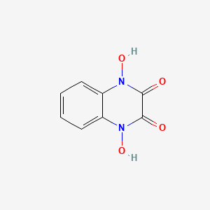 molecular formula C8H6N2O4 B1221812 1,4-Dihydroxyquinoxaline-2,3-dione 