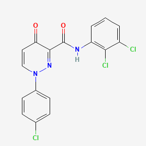 1-(4-chlorophenyl)-N-(2,3-dichlorophenyl)-4-oxo-1,4-dihydropyridazine-3-carboxamide