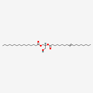 molecular formula C37H70O5 B1221823 1-Palmitoyl-2-oleoyl-rac-glycerol 