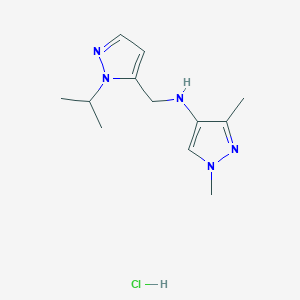 N-[(1-isopropyl-1H-pyrazol-5-yl)methyl]-1,3-dimethyl-1H-pyrazol-4-amine