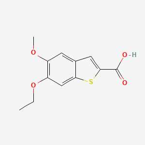 6-Ethoxy-5-methoxy-benzo[b]thiophene-2-carboxylic acid