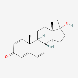 molecular formula C20H26O2 B1221829 17-Hydroxy-17-methylandrosta-1,4,6-trien-3-one 