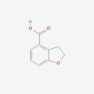 molecular formula C9H8O3 B122184 2,3-二氢苯并呋喃-4-羧酸 CAS No. 209256-40-6