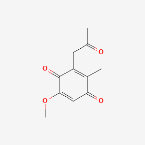 molecular formula C11H12O4 B1221846 Anserinone A CAS No. 190895-95-5