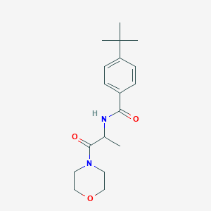 4-tert-butyl-N-[1-(morpholin-4-yl)-1-oxopropan-2-yl]benzamide