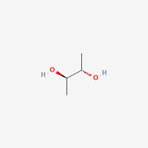 molecular formula C4H10O2 B1221857 meso-2,3-Butanediol CAS No. 5341-95-7