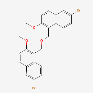 (6-Bromo-2-methoxynaphthyl)[(6-bromo-2-methoxynaphthyl)methoxy]methane