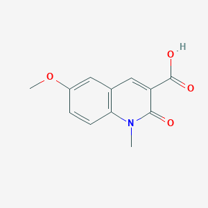 6-Methoxy-1-methyl-2-oxo-1,2-dihydroquinoline-3-carboxylic acid