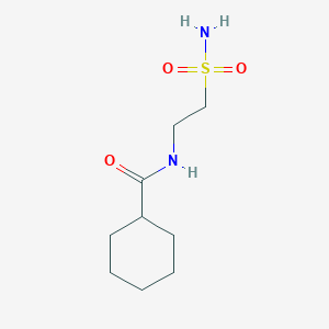 N-(2-sulfamoylethyl)cyclohexanecarboxamide