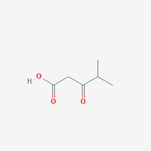 molecular formula C6H10O3 B1221864 4-甲基-3-氧代戊酸 CAS No. 5650-76-0