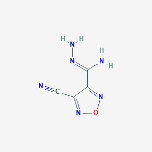 N'-amino-4-cyano-1,2,5-oxadiazole-3-carboximidamide