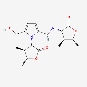 molecular formula C18H24N2O5 B1221873 Funebrine 