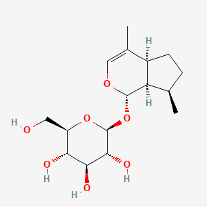 molecular formula C16H26O7 B1221874 8-Epiiridodial glucoside 
