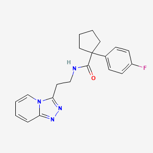 1-(4-fluorophenyl)-N-[2-([1,2,4]triazolo[4,3-a]pyridin-3-yl)ethyl]cyclopentanecarboxamide