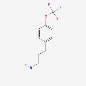 Methyl-[3-(4-trifluoromethoxy-phenyl)-propyl]-amine