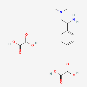 N1,N1-Dimethyl-2-phenylethane-1,2-diamine dioxalate