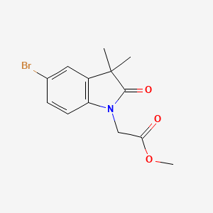 Methyl 2-(5-bromo-3,3-dimethyl-2-oxoindolin-1-yl)acetate