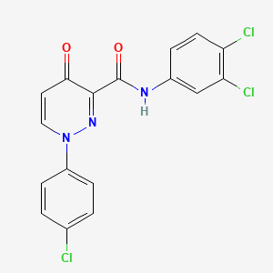 1-(4-chlorophenyl)-N-(3,4-dichlorophenyl)-4-oxo-1,4-dihydropyridazine-3-carboxamide