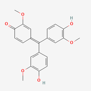 molecular formula C22H20O6 B1221893 Rubrophen CAS No. 5664-34-6