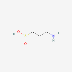 molecular formula C3H9NO2S B1221897 Homohypotaurine CAS No. 25346-09-2