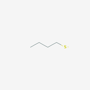 molecular formula C4H9S- B1221899 Butane-1-thiolate CAS No. 20733-16-8