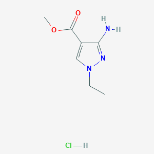 Methyl 3-amino-1-ethylpyrazole-4-carboxylate;hydrochloride