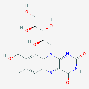 molecular formula C17H20N4O7 B1221901 8-羟甲基核黄素 CAS No. 52134-62-0