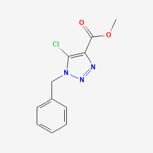 Methyl 1-benzyl-5-chloro-triazole-4-carboxylate