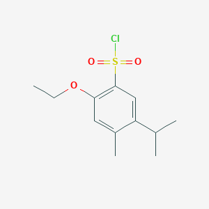 Benzenesulfonyl chloride, 2-ethoxy-4-methyl-5-(1-methylethyl)-