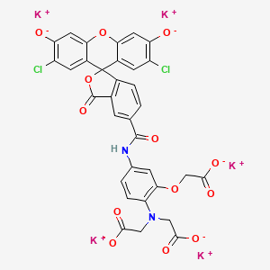 molecular formula C33H17Cl2K5N2O13 B1221912 Magnesium green CAS No. 170516-41-3