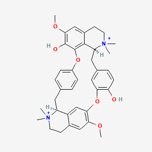molecular formula C38H44N2O6+2 B1221913 Curarine CAS No. 22260-42-0