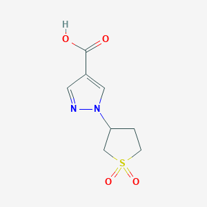 1-(1,1-Dioxothiolan-3-yl)pyrazole-4-carboxylic acid