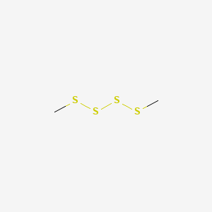 molecular formula C2H6S4 B1221922 Dimethyl tetrasulfide CAS No. 5756-24-1