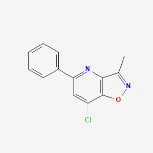 7-Chloro-3-methyl-5-phenyl[1,2]oxazolo[4,5-b]pyridine