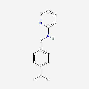 N-[(4-propan-2-ylphenyl)methyl]pyridin-2-amine