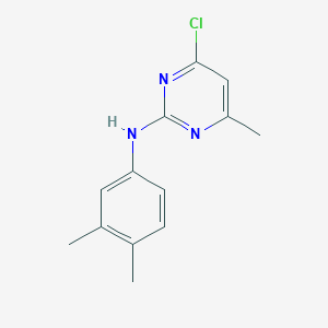 4-chloro-N-(3,4-dimethylphenyl)-6-methylpyrimidin-2-amine