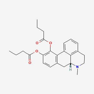 molecular formula C25H29NO4 B1221946 Dibutyrylapomorphine CAS No. 42390-72-7