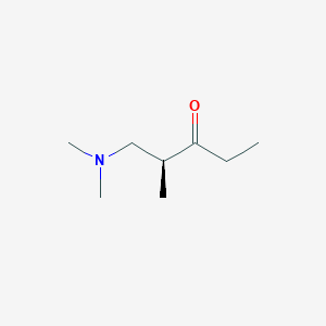 B122195 (2S)-1-(Dimethylamino)-2-methylpentan-3-one CAS No. 159144-11-3