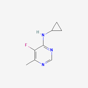 N-cyclopropyl-5-fluoro-6-methylpyrimidin-4-amine