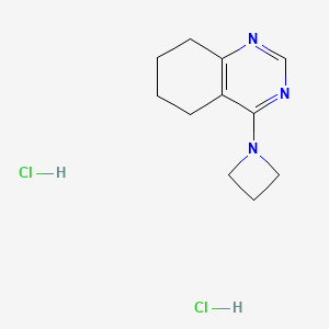 4-(Azetidin-1-yl)-5,6,7,8-tetrahydroquinazoline;dihydrochloride