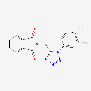 2-{[1-(3,4-dichlorophenyl)-1H-tetrazol-5-yl]methyl}-1H-isoindole-1,3(2H)-dione