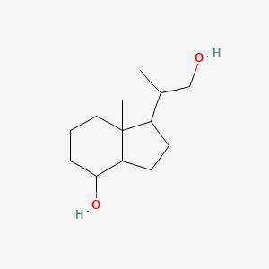 1-(1-Hydroxypropan-2-yl)-7a-methyl-1,2,3,3a,4,5,6,7-octahydroinden-4-ol