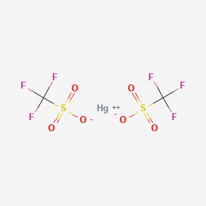 molecular formula C2F6HgO6S2 B1221990 三氟甲磺酸汞(II) CAS No. 49540-00-3