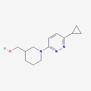 [1-(6-Cyclopropylpyridazin-3-yl)piperidin-3-yl]methanol