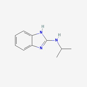 molecular formula C10H13N3 B12219971 N-(propan-2-yl)-1H-1,3-benzodiazol-2-amine 