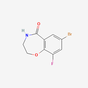 7-Bromo-9-fluoro-3,4-dihydrobenzo[f][1,4]oxazepin-5(2H)-one